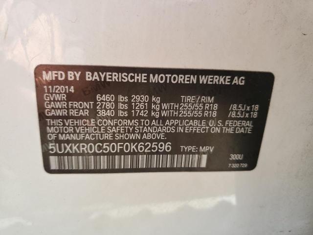 2015 BMW X5 XDRIVE3 - 5UXKR0C50F0K62596