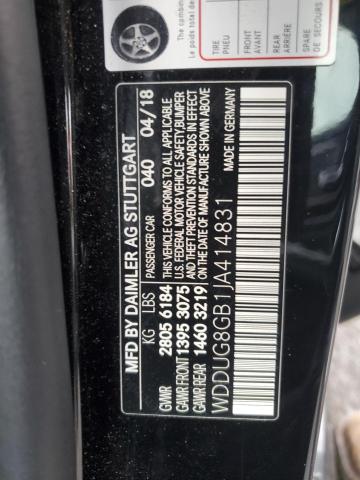 2018 MERCEDES-BENZ S 560 4MAT - WDDUG8GB1JA414831