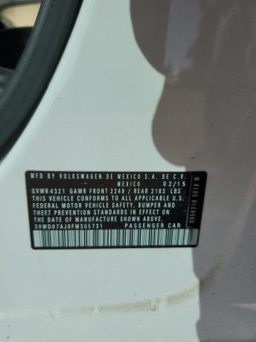 2015 VOLKSWAGEN JETTA SE - 3VWD07AJ0FM305731