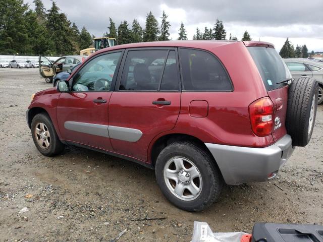 TOYOTA RAV4 2004 red  gas JTEGD20V440011529 photo #3