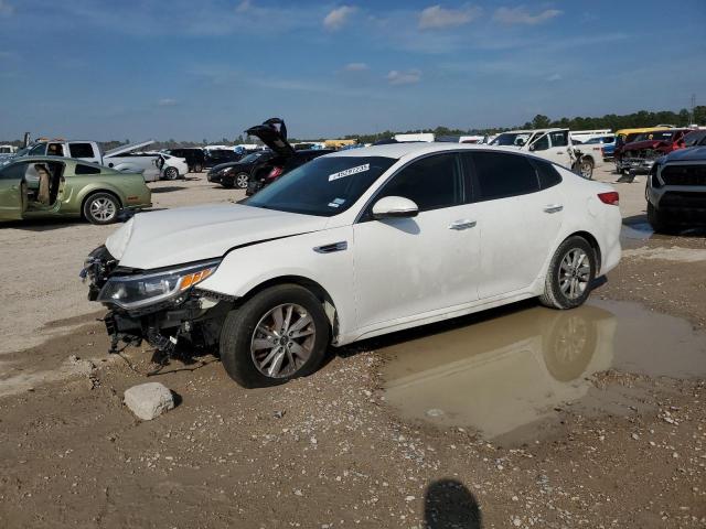 KIA OPTIMA LX 2018 white  gas KNAGT4L33J5216283 photo #1