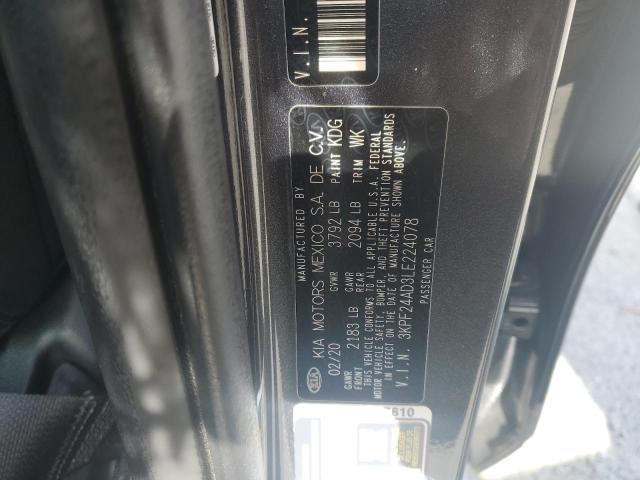 2020 KIA FORTE FE 3KPF24AD3LE224078
