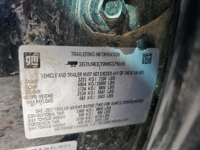 2021 GMC SIERRA K15 - 3GTU9EET9MG375605