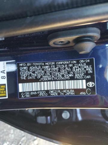 2024 TOYOTA COROLLA LE - JTDBCMFE1RJ036295