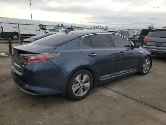 KIA OPTIMA HYB 2014 blue  hybrid engine KNAGN4AD2E5075041 photo #4