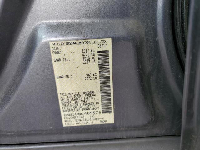 2017 NISSAN ALTIMA 2.5 - 1N4AL3AP6HC489576