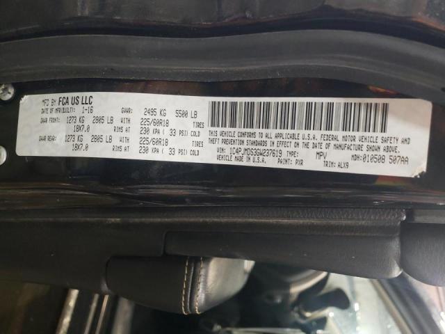 2016 JEEP CHEREOKEE 1C4PJMDS3GW237619