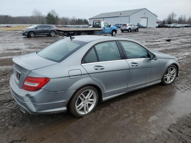 MERCEDES-BENZ C 300 4MAT 2013 gray  gas WDDGF8ABXDR264457 photo #4