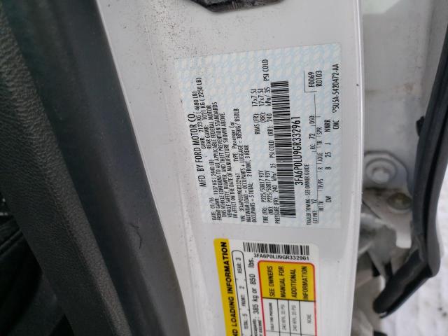 2016 FORD FUSION SE - 3FA6P0LU9GR332961
