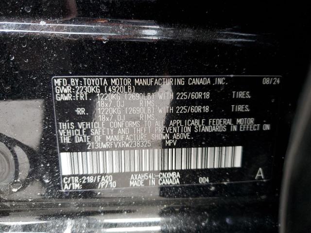 2024 TOYOTA RAV4 WOODL 2T3UWRFVXRW238325