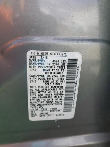 2015 NISSAN ROGUE SELE - JN8AS5MV2FW256829
