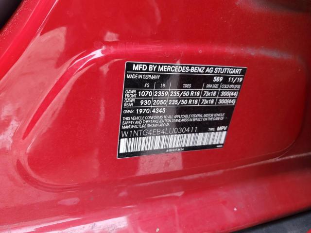 2020 MERCEDES-BENZ GLA 250 - W1NTG4EB4LU030411