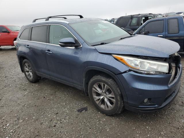 Vin: 5tdjkrfhxfs172218, lot: 43896645, toyota highlander xle 20154