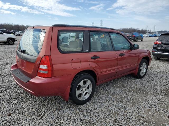 SUBARU FORESTER 2 2004 maroon  gas JF1SG65674H761125 photo #4