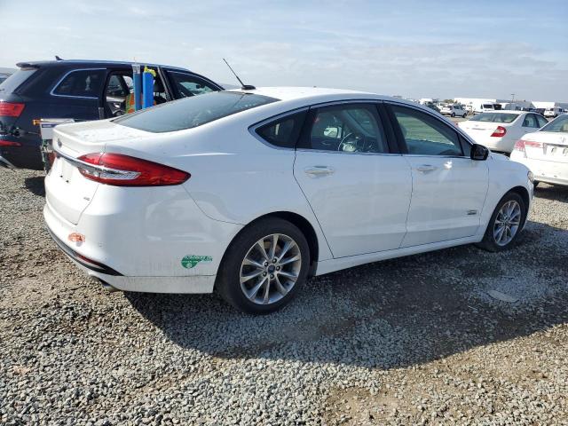 FORD FUSION SE 2017 white  hybrid engine 3FA6P0PU5HR379934 photo #4