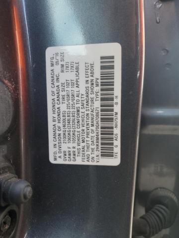 2016 HONDA CR-V EXL - 2HKRM4H70GH708671