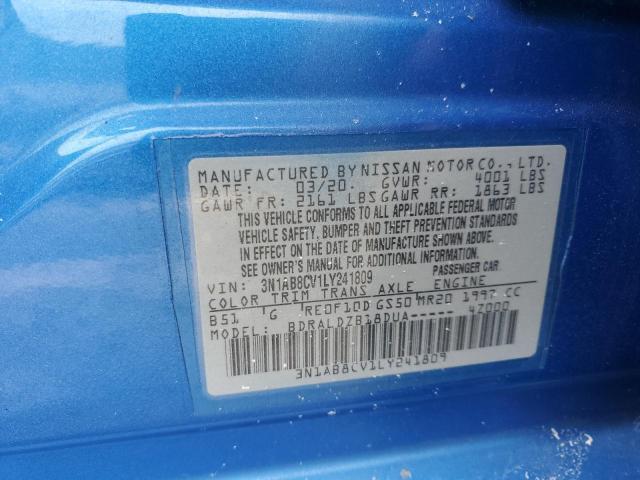 2020 NISSAN SENTRA SV - 3N1AB8CV1LY241809