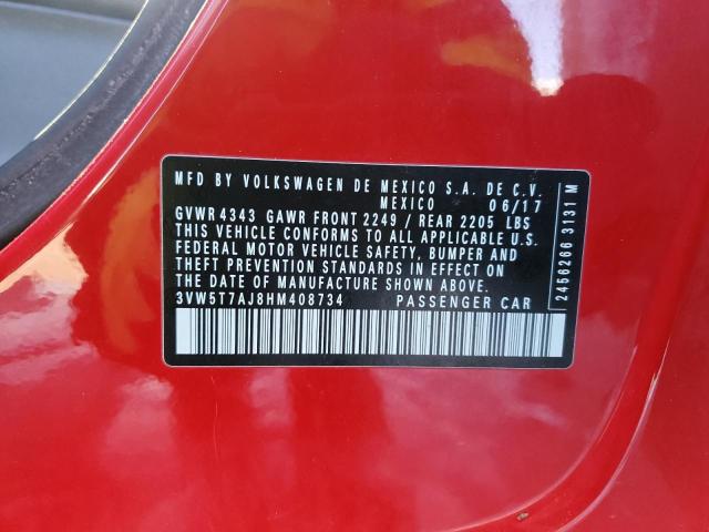 2017 VOLKSWAGEN JETTA GLI 3VW5T7AJ8HM408734
