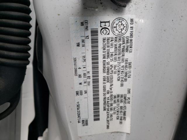 2017 FORD FOCUS SE - 1FADP3K2XHL207380