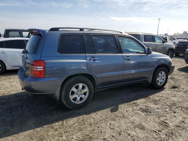 TOYOTA HIGHLANDER 2003 blue  gas JTEGF21A130107333 photo #4