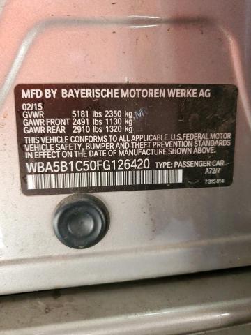 2015 BMW 535 I WBA5B1C50FG126420