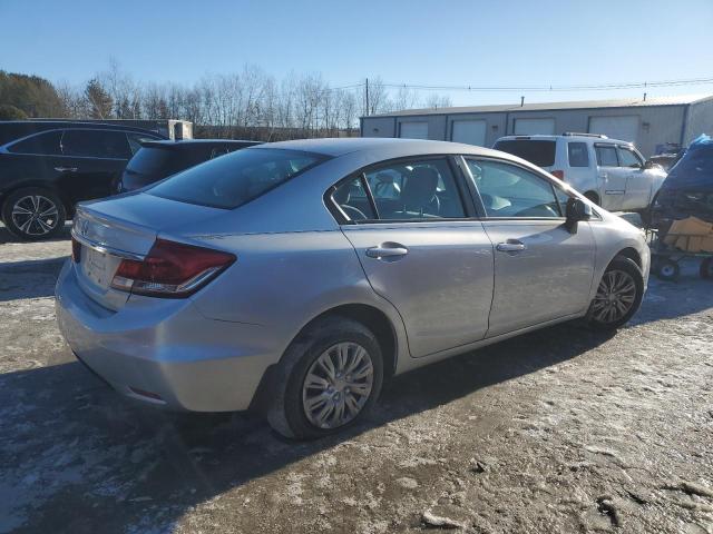 HONDA CIVIC LX 2013 gray sedan 4d gas 19XFB2F59DE093228 photo #4