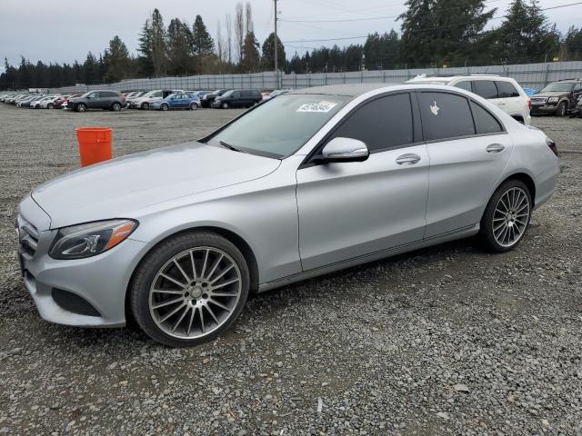 MERCEDES-BENZ C 300 2015 silver sedan 4d gas 55SWF4JB8FU051819 photo #1