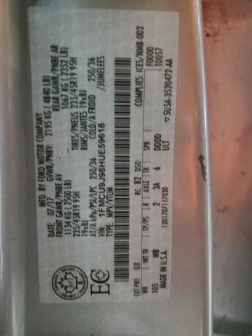 2017 FORD ESCAPE TIT - 1FMCU9J98HUE59618
