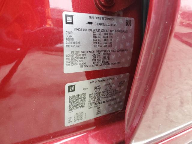 2020 GMC SIERRA K15 - 1GTU9FEL4LZ330883