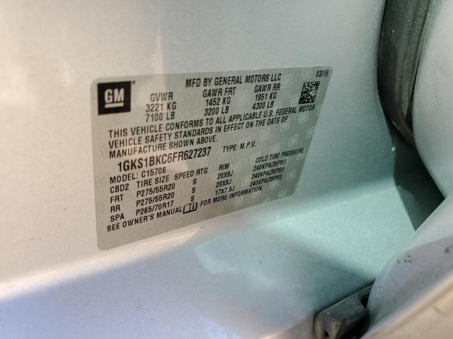 2015 GMC YUKON SLT - 1GKS1BKC6FR627237