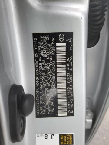2012 TOYOTA PRIUS - JTDKN3DUXC1505986