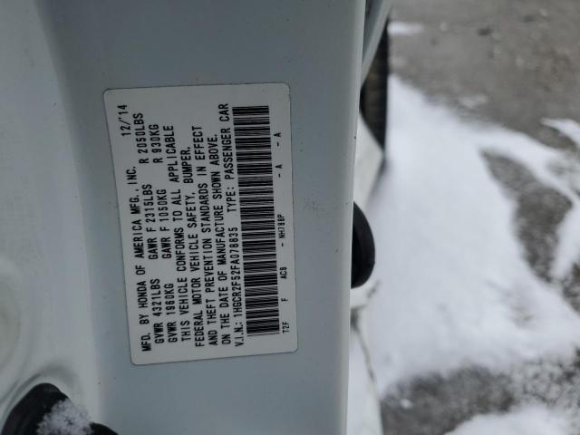 2015 HONDA ACCORD SPO - 1HGCR2F52FA078835