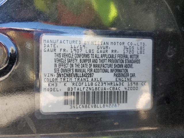 2020 NISSAN VERSA SV - 3N1CN8EV8LL842287