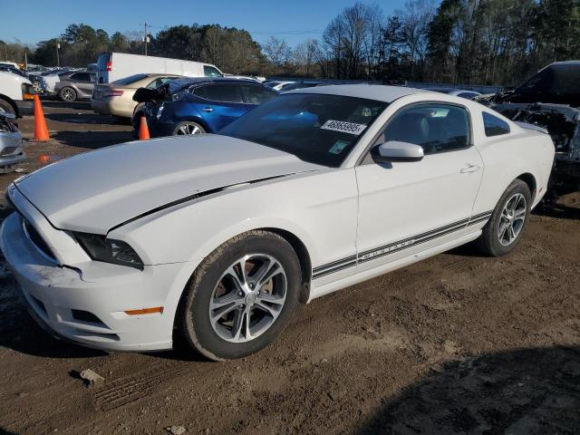 FORD MUSTANG 2014 white coupe gas 1ZVBP8AM6E5201414 photo #1