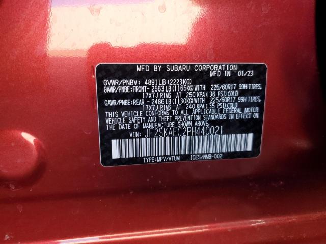 2023 SUBARU FORESTER P - JF2SKAEC2PH440021