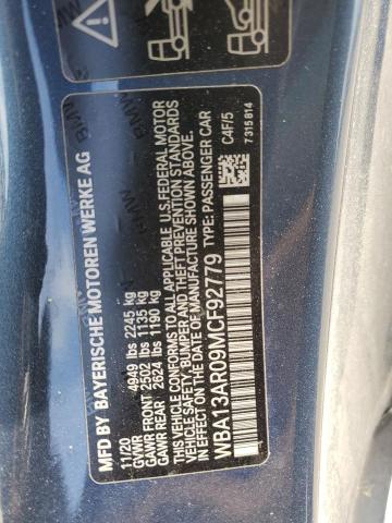 2021 BMW M440XI WBA13AR09MCF92779