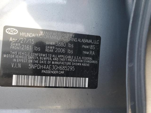 2016 HYUNDAI ELANTRA SE - 5NPDH4AE3GH685295