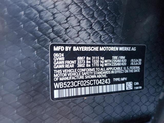 2025 BMW IX XDRIVE5 WB523CF02SCT04243