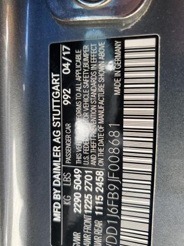 2018 MERCEDES-BENZ E 400 - WDD1J6FB9JF008681
