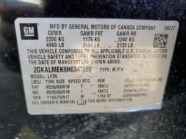 2017 GMC TERRAIN SL - 2GKALMEK8H6347659