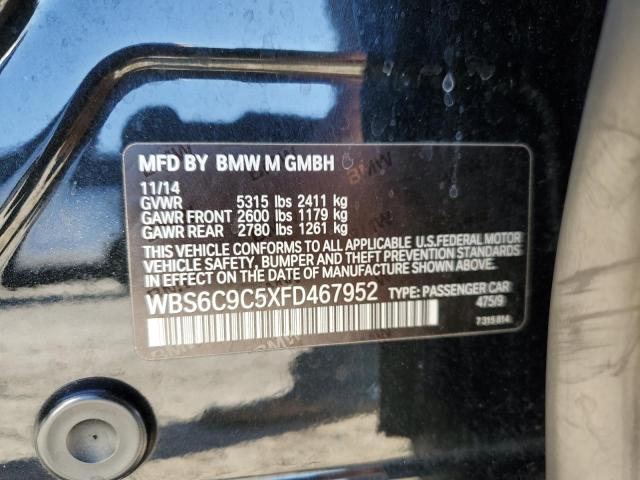 2015 BMW M6 GRAN CO WBS6C9C5XFD467952