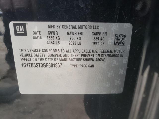 2016 CHEVROLET MALIBU LS - 1G1ZB5ST3GF301867
