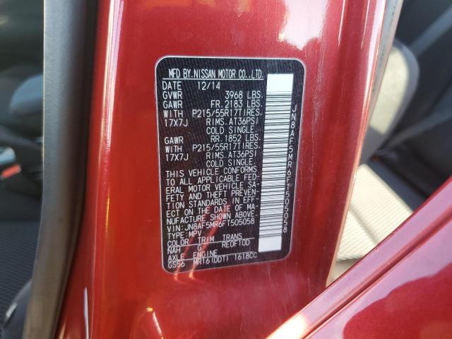 2015 NISSAN JUKE S - JN8AF5MR6FT505058