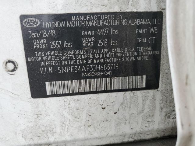 2018 HYUNDAI SONATA SPO 5NPE34AF3JH683713