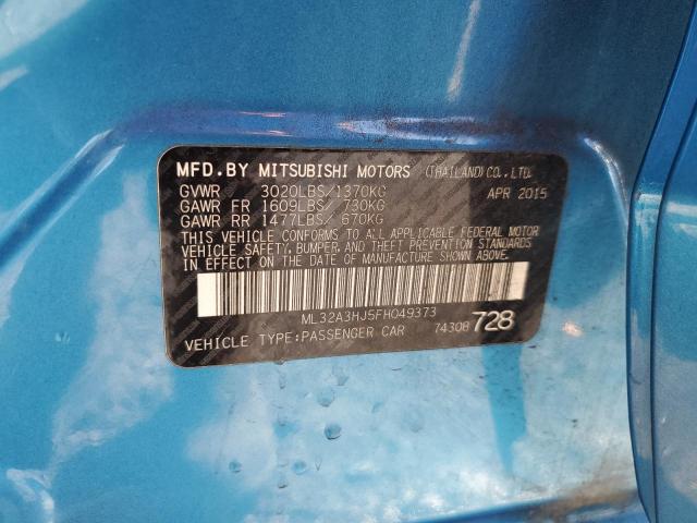 2015 MITSUBISHI MIRAGE DE ML32A3HJ5FH049373