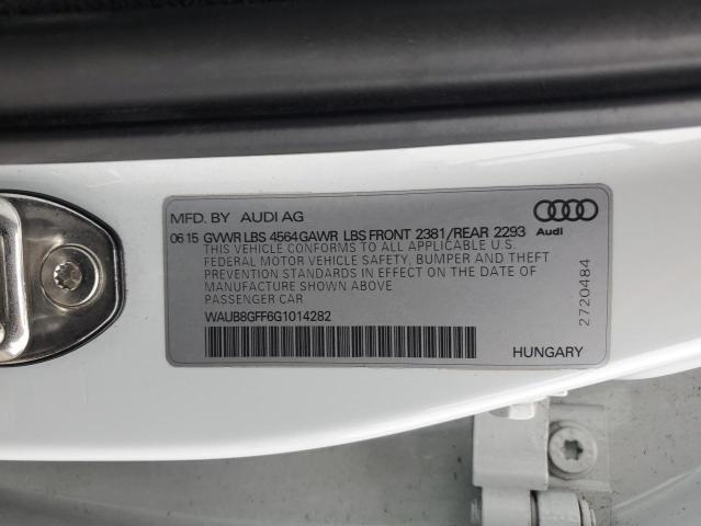 2016 AUDI A3 PREMIUM - WAUB8GFF6G1014282
