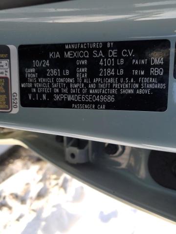 2025 KIA K4 GT LINE - 3KPFW4DE6SE049686