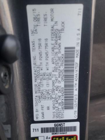2015 TOYOTA TACOMA DOU - 5TFLU4EN9FX144269