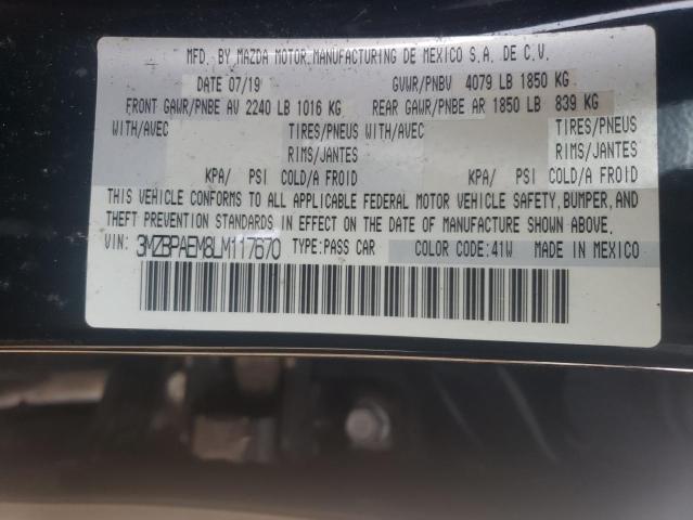 2020 MAZDA 3 PREMIUM 3MZBPAEM8LM117670