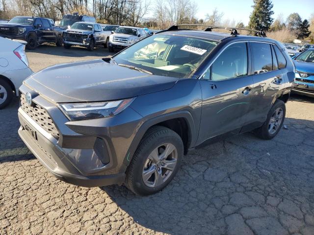 TOYOTA RAV4 LE 2023 charcoal  hybrid engine JTMMWRFV2PD176848 photo #1